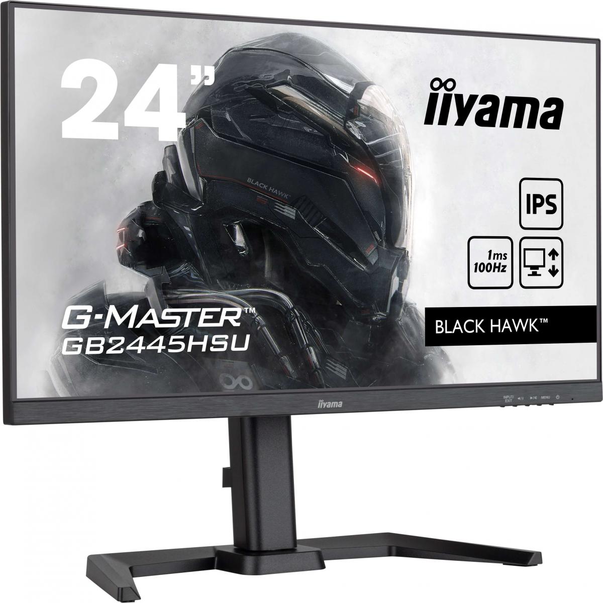 iiyama G-MASTER GB2445HSU-B2 computer monitor 58.4 cm (23") 1920 x 1080 pixels Full HD LED Black