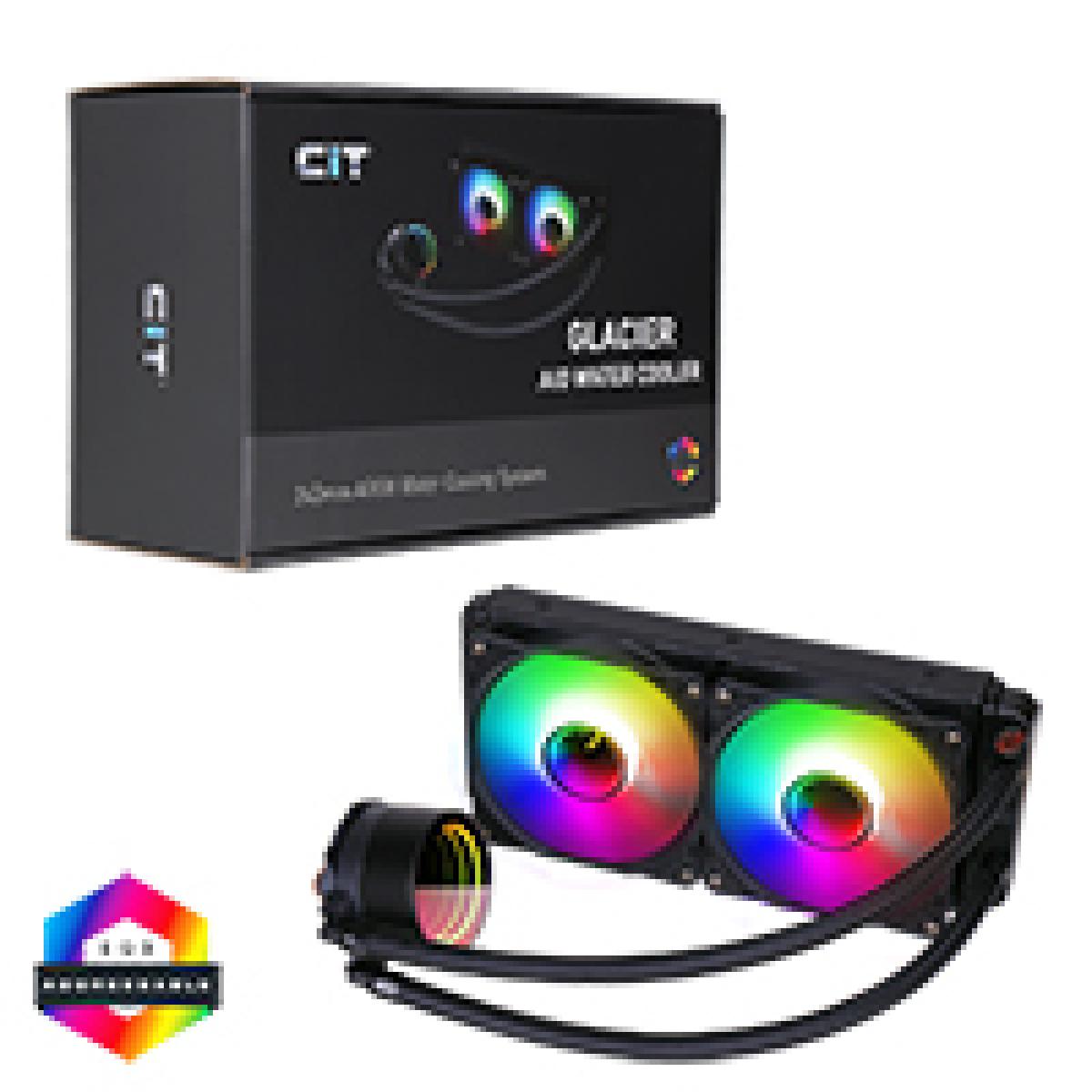 CiT Pro Glacier Watercooler 240mm Black ARGB Infinity