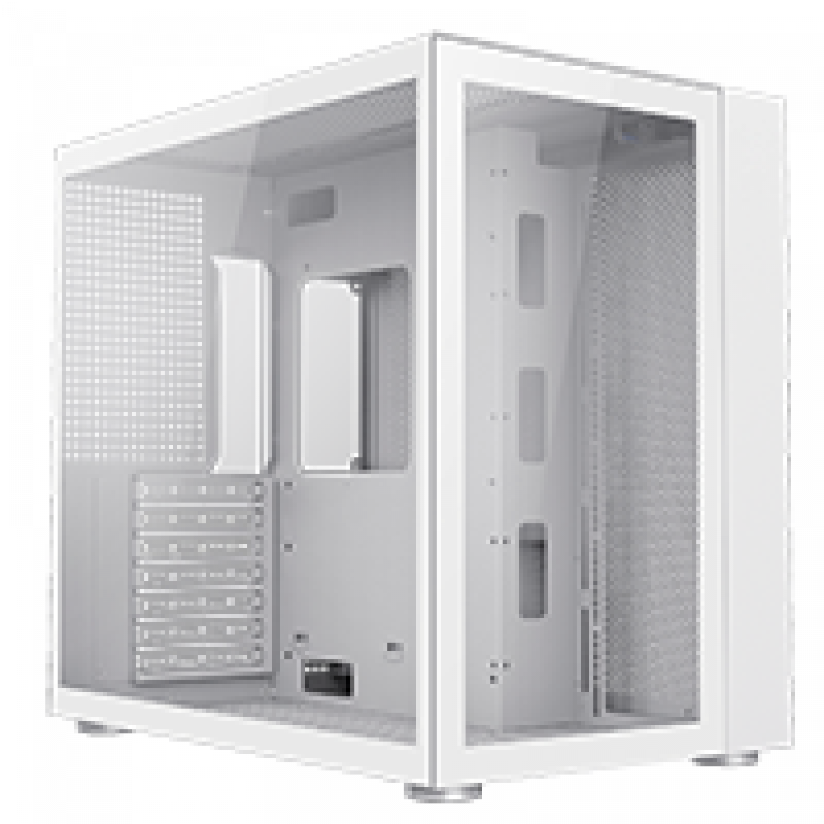 GameMax Infinity Mid-Tower ATX PC White Gaming Case With Tempered Glass Side Panel