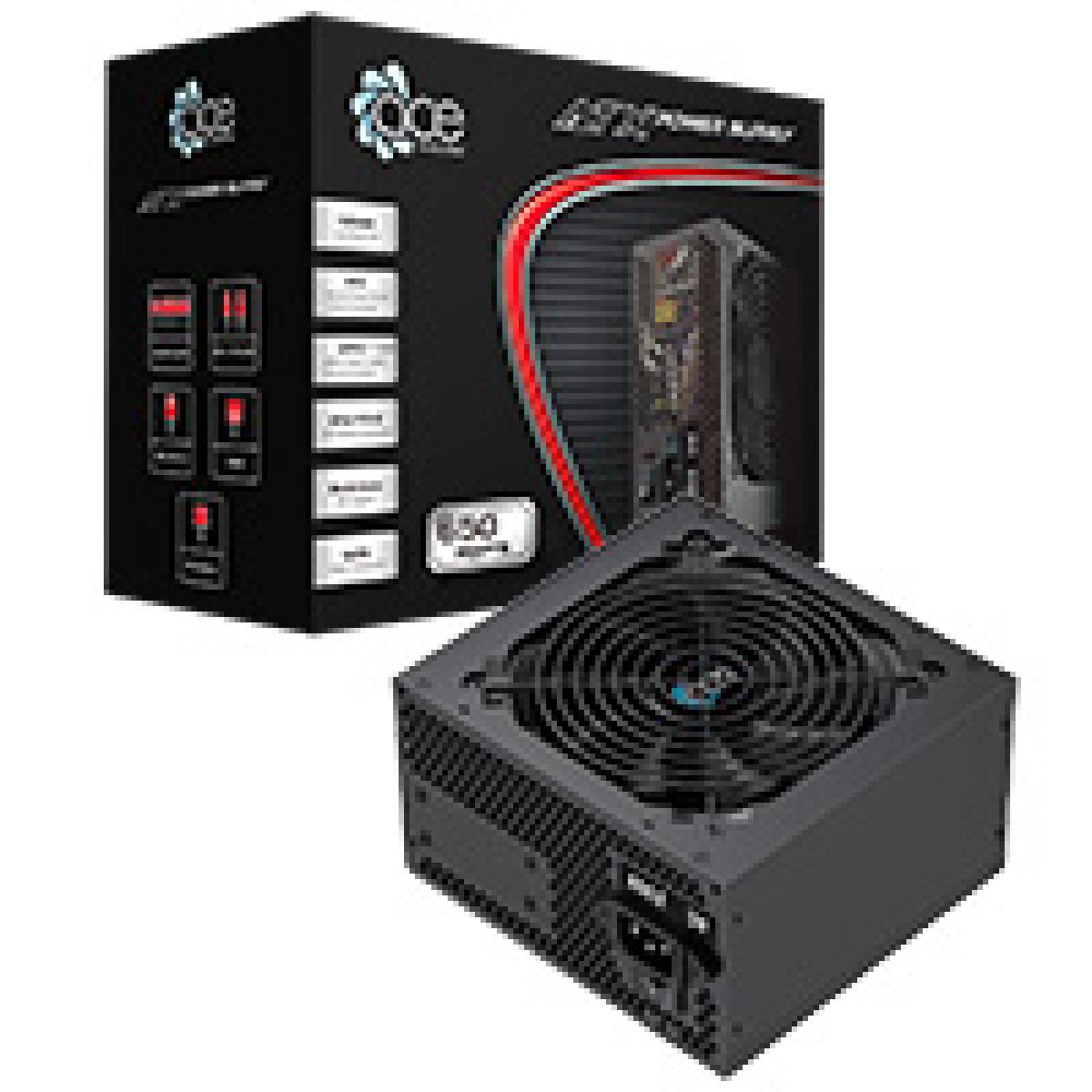 ACE 650w ATX PSU With 120mm Fan and Flat Black Cables 