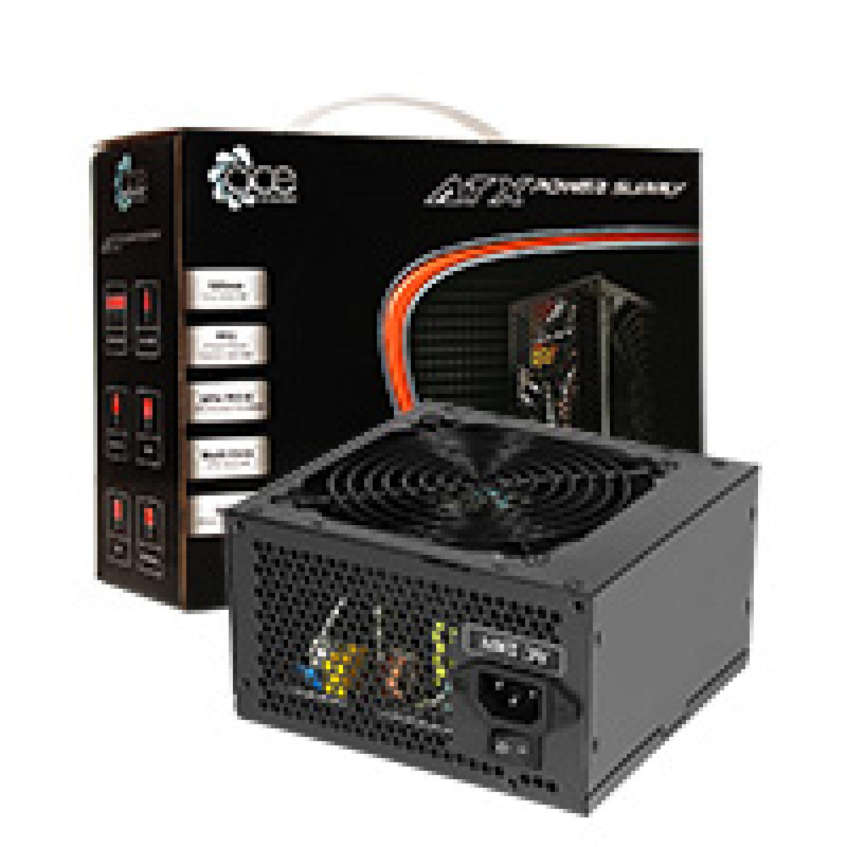 ACE 750w Black PSU 120mm Black Fan PPFC