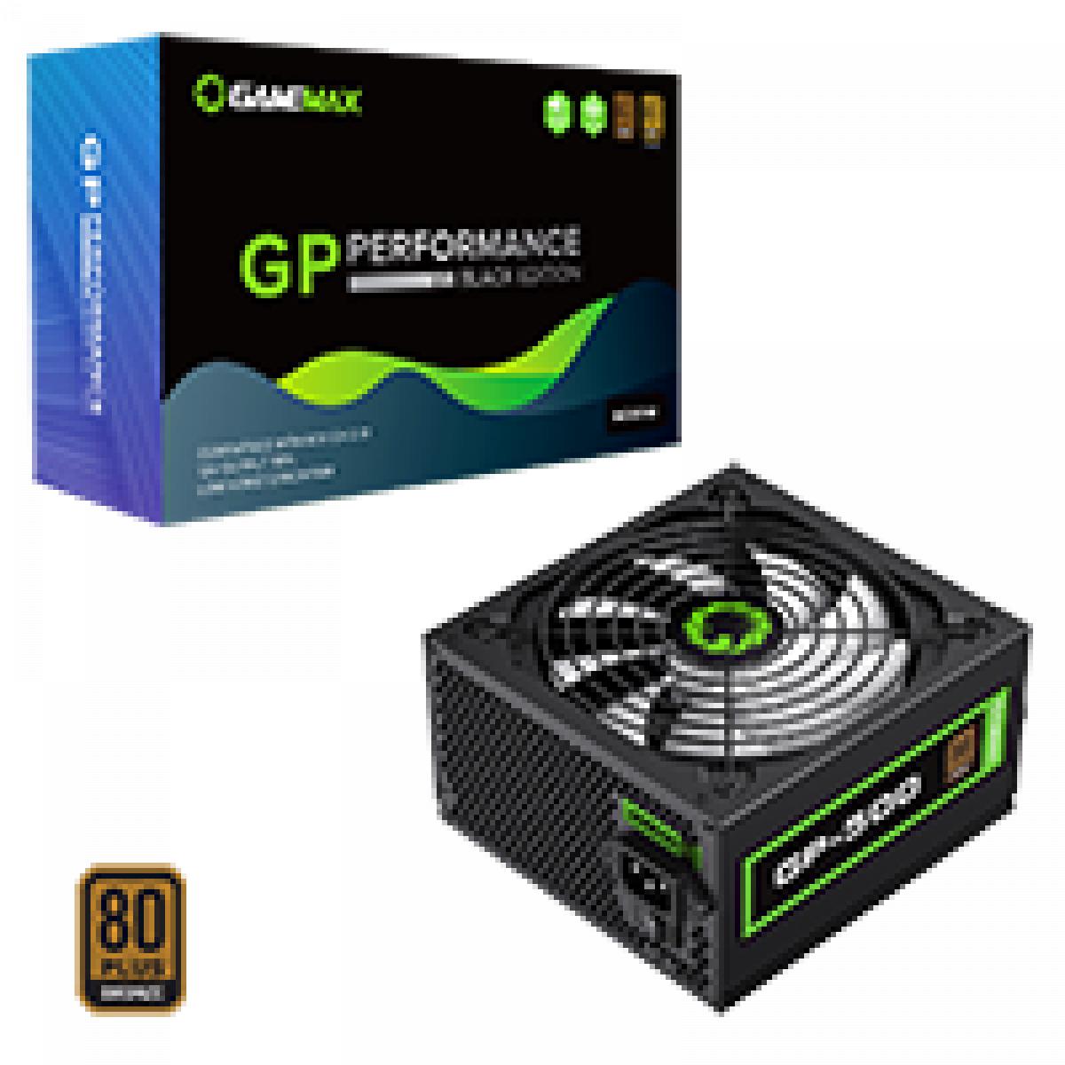 GameMax GP500 500W 80 Plus Bronze Wired Power Supply