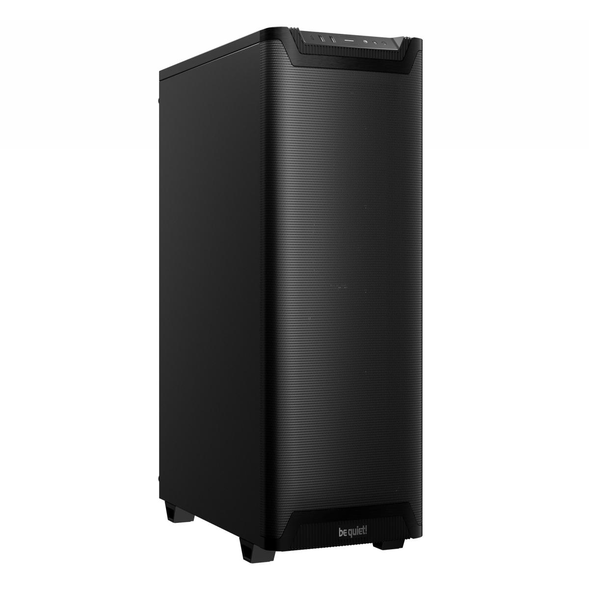 be quiet! Pure Base 501 Airflow Black ATX Mid Tower Case with USB-A, USB-C, 2 x Pure Wings 2 140mm Black PWM Fans, Sleek Front Panel and Airflow Cover