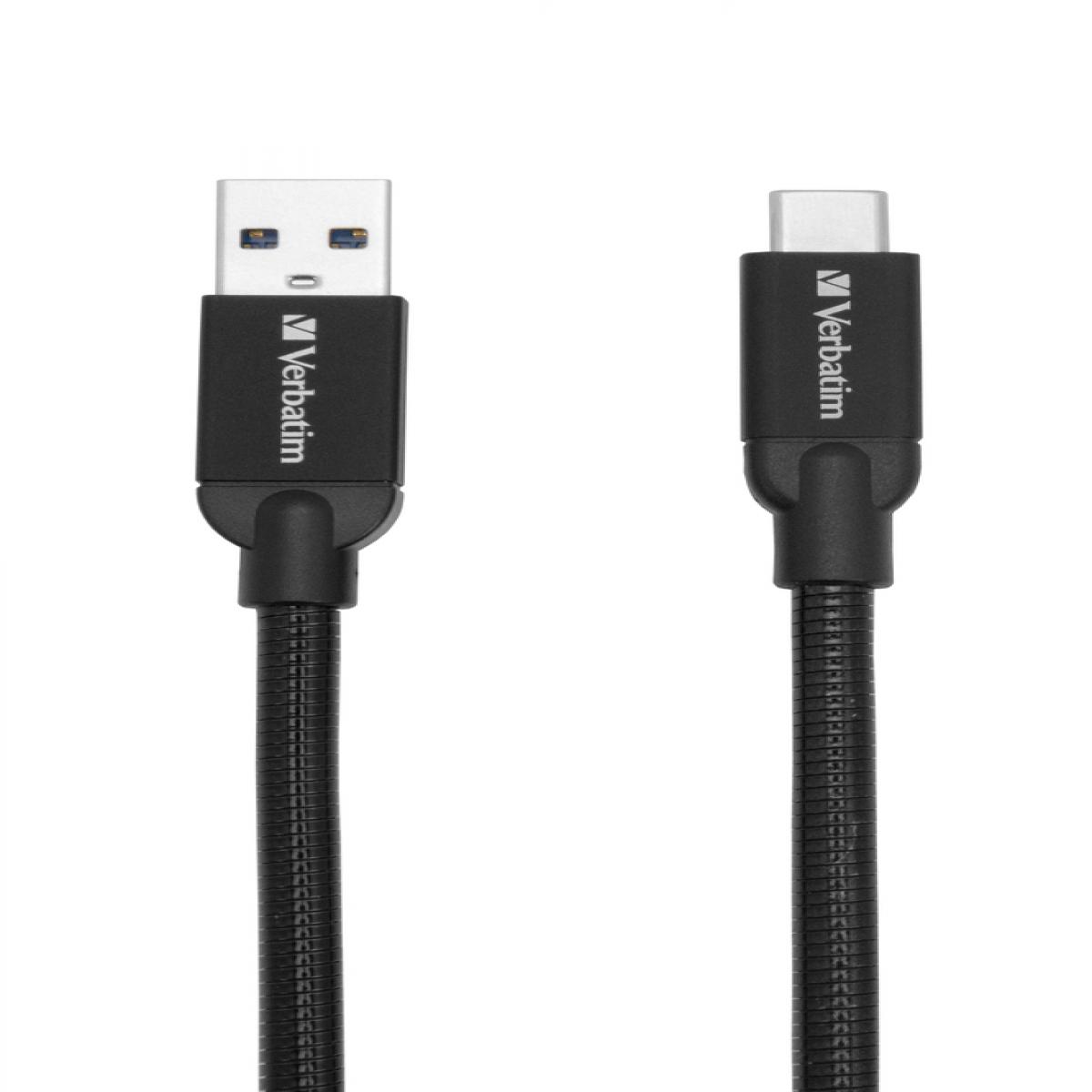 Verbatim 48871 USB cable USB 3.2 Gen 2 (3.1 Gen 2) 1 m USB A USB C Black
