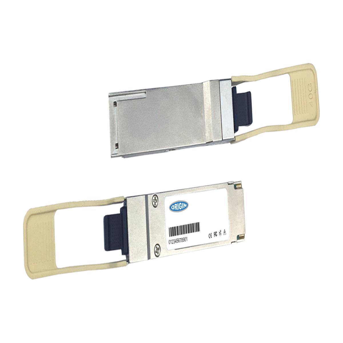 Origin Storage 57-1000294-01/-02 Brocade Compatible Transceiver QSFP+ 4X16GBase-FC (850nm MMF 100m MPO DOM)