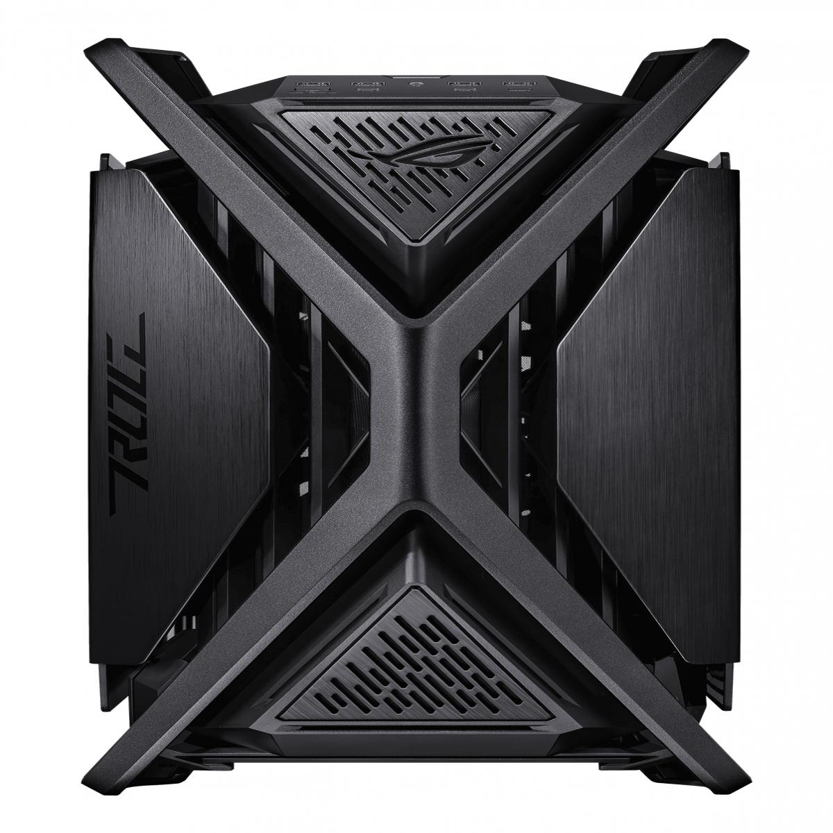 Asus ROG Hyperion GR701 BTF Gaming Case w/ Glass Windows, E-ATX, 4 Fans, Dual 420mm Radiator Support, USB-C (60W FC), Fan Hub & Lighting Panel, Advanced BTF Design, Black