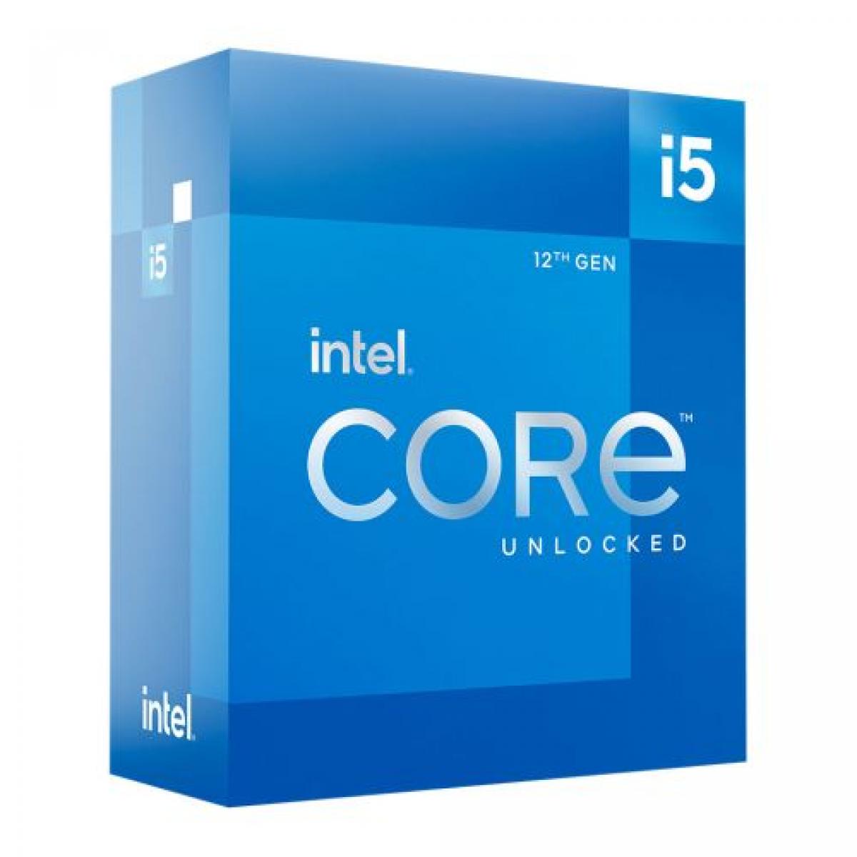 Intel Core i5-12600K CPU, 1700, 3.7 GHz (4.9 Turbo), 10-Core, 125W (150W Turbo), 10nm, 20MB Cache, Unlocked, Alder Lake, NO HEATSINK/FAN 