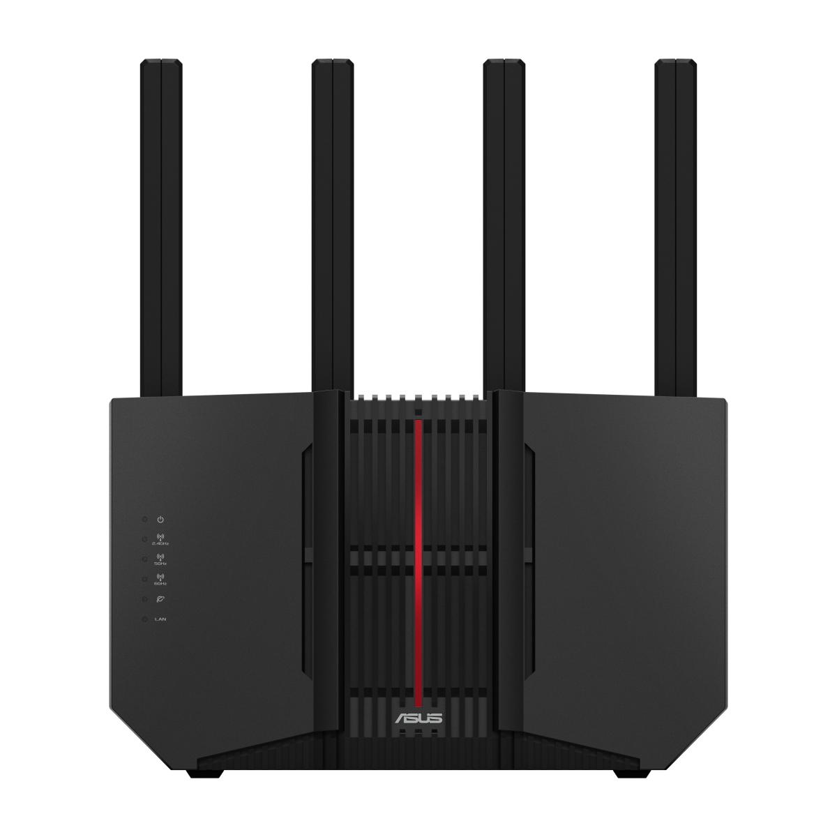 ASUS RT-BE92U wireless router 10 Gigabit Ethernet Tri-band (2.4 GHz / 5 GHz / 6 GHz) Black