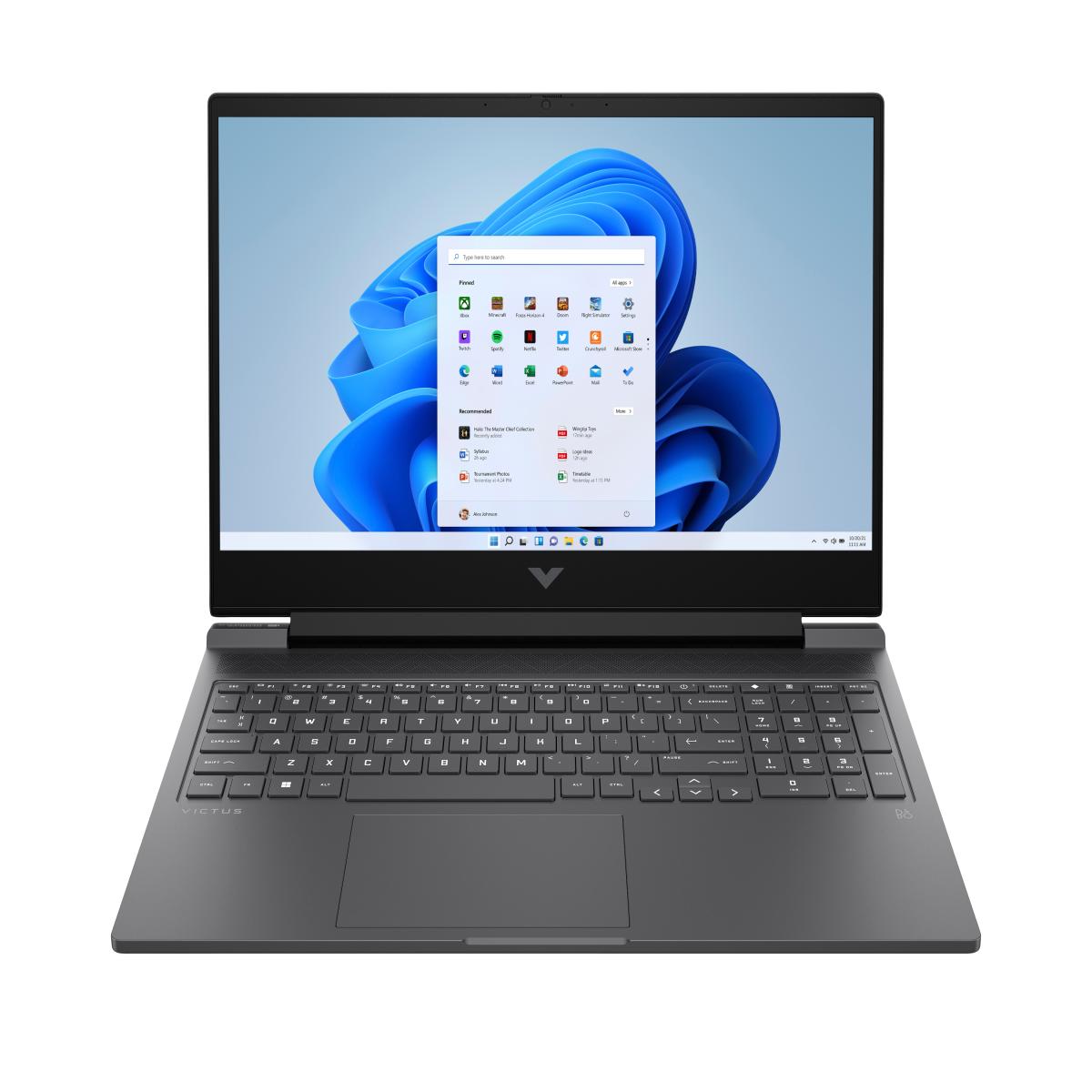 HP Victus Gaming Victus 16-s0005na AMD Ryzen™ 5 7640HS Laptop 40.9 cm (16.1") Full HD 16 GB DDR5-SDRAM 1 TB SSD NVIDIA GeForce RTX 4050 Wi-Fi 6 (802.11ax) Windows 11 Home Black