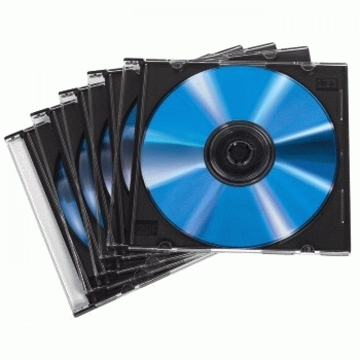 Hama CD Slim Jewel Case, pack 50 Pcs 1 discs Transparent