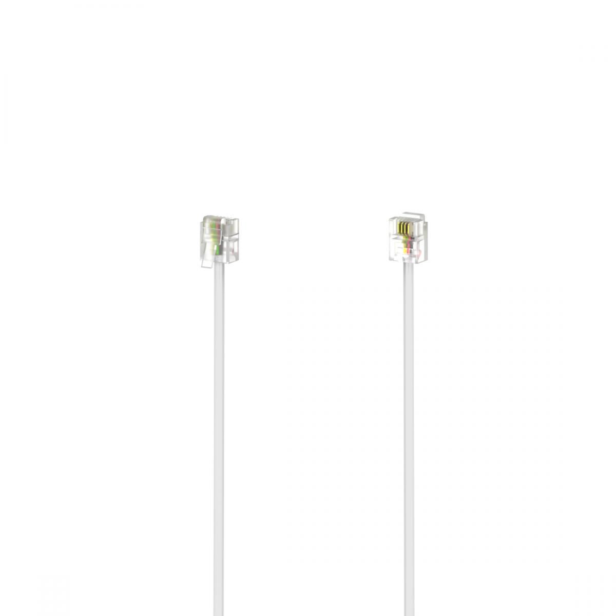 Hama 00201133 telephone cable 3 m White