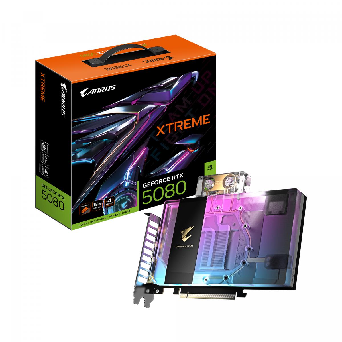 AORUS RTX 5080 16GB XTREME WATERFORCE WB
