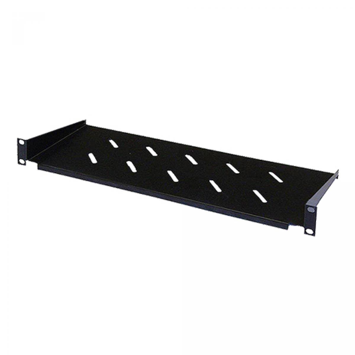 CNL 1U 200MM Cant. Vent SHELF Bk