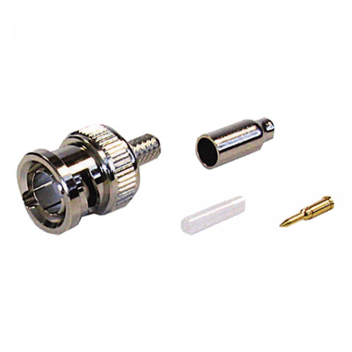 100PK BNC RG179 Crimp Pl TURNED