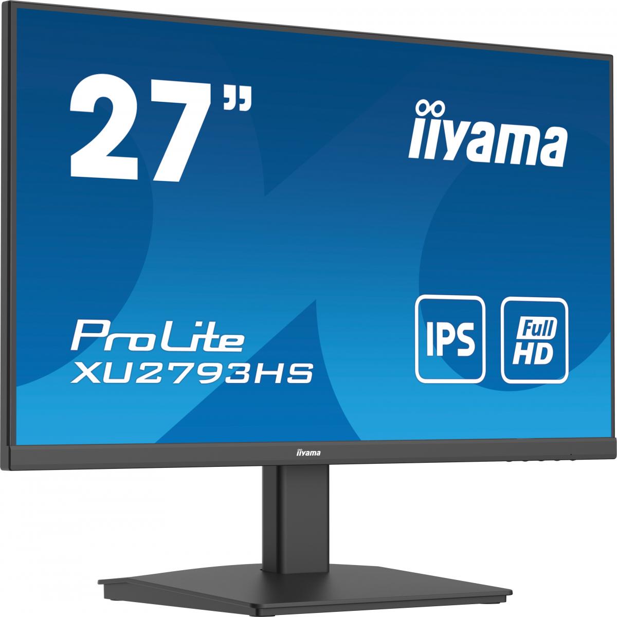 iiyama ProLite XU2793HS-B7 computer monitor 68.6 cm (27") 1920 x 1080 pixels Full HD LED Black