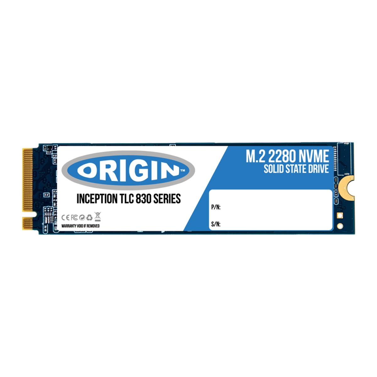 Origin Storage Inception SSD 256GB NVMe M.2 3D TLC 80mm