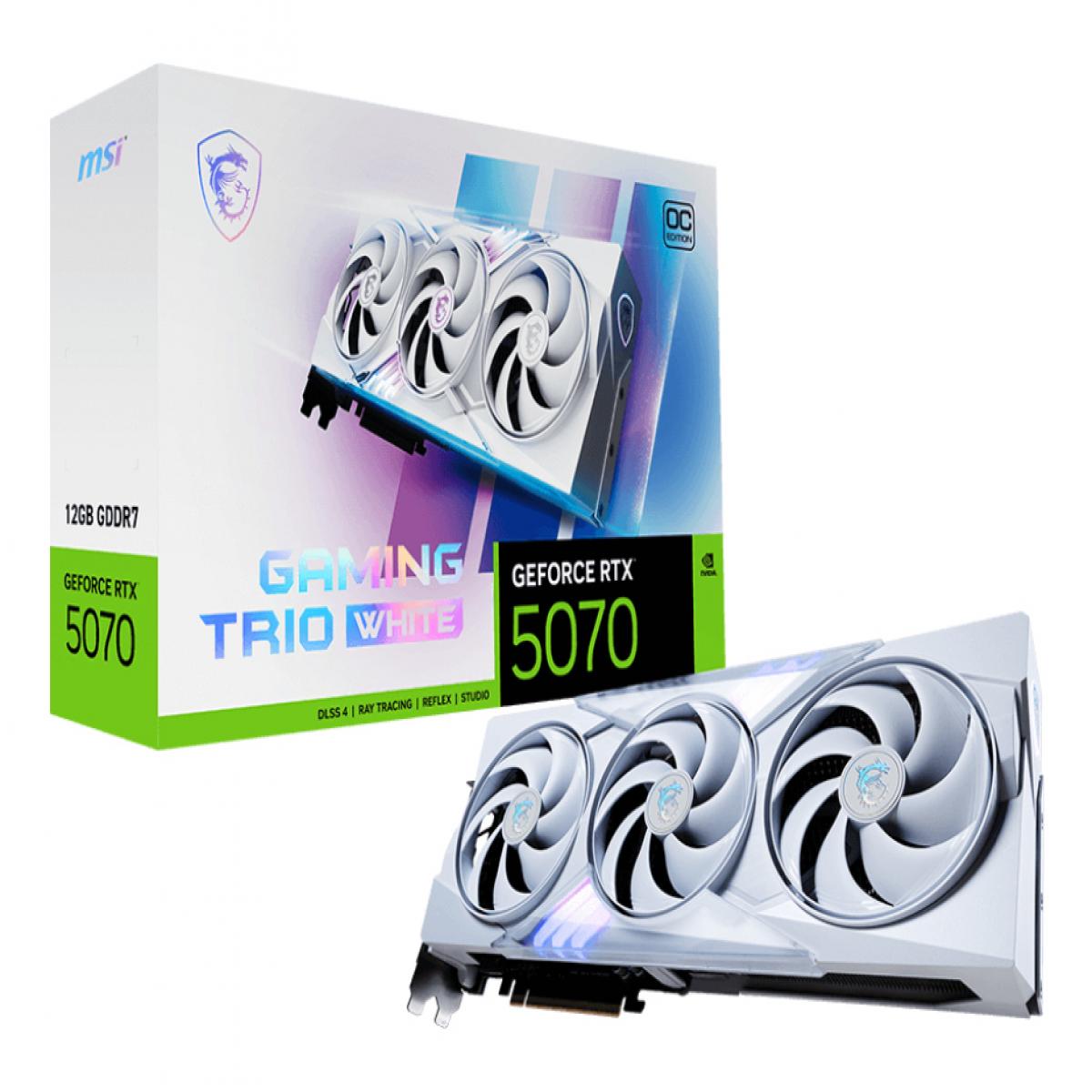 MSI RTX 5070 12GB GAMING TRIO OC WHITE  