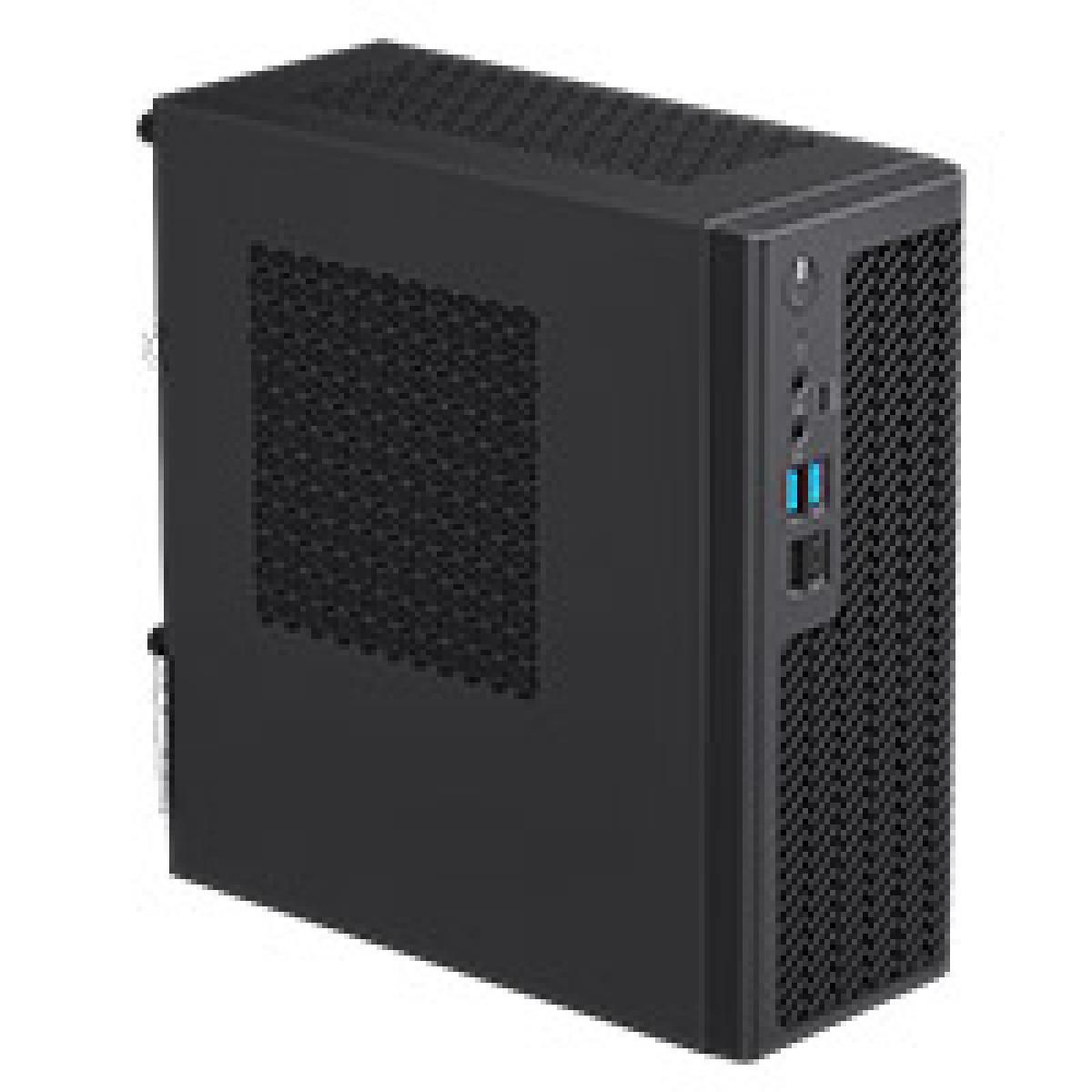 CiT S160 Mini Desktop 4 Litre Case With 2 x USB2.0 2 x USB3.0 1 x USB Type C With Flex Power Supply Included