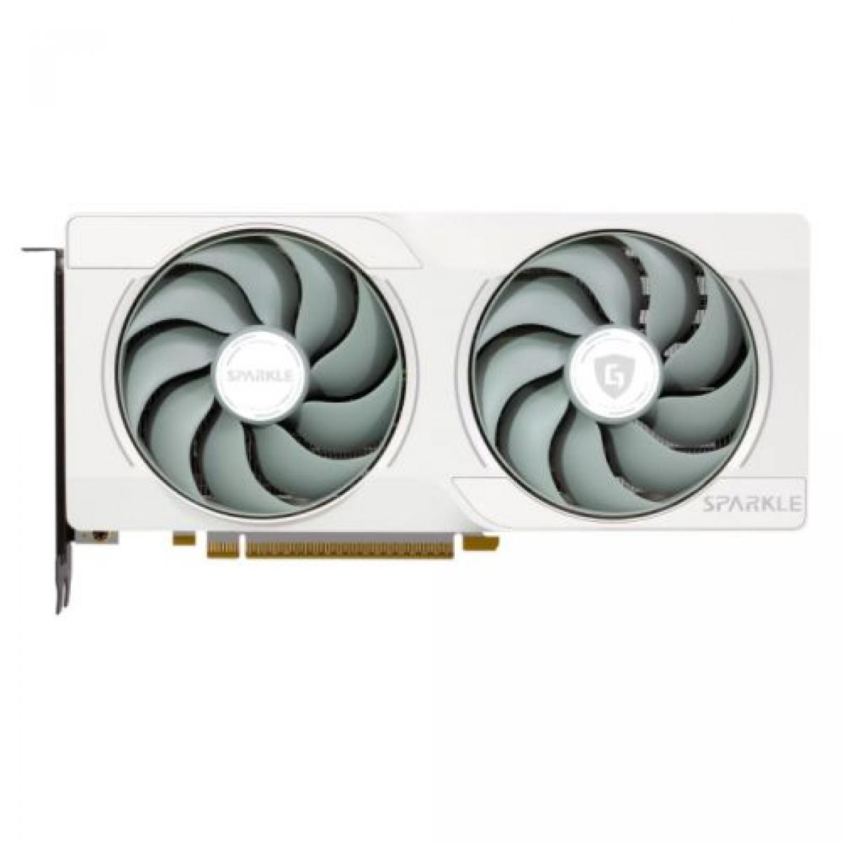 Sparkle Intel Arc B570 GUARDIAN Luna OC, 10GB DDR6, HDMI, 3 DP, 2660MHz Clock, Blue Breathing Light, Overclocked, White