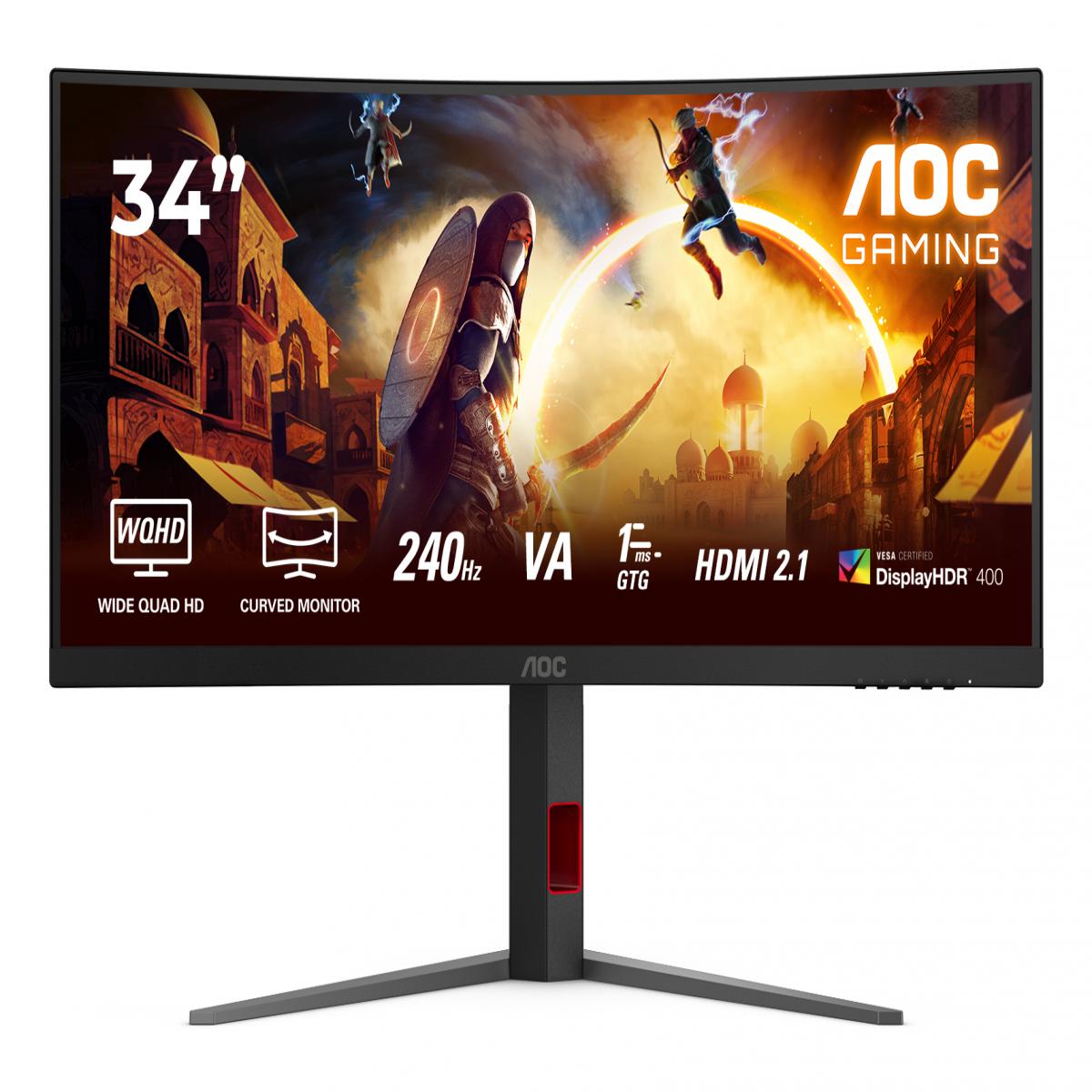 AOC 34 VA CURVED MONITOR CU34G4Z        