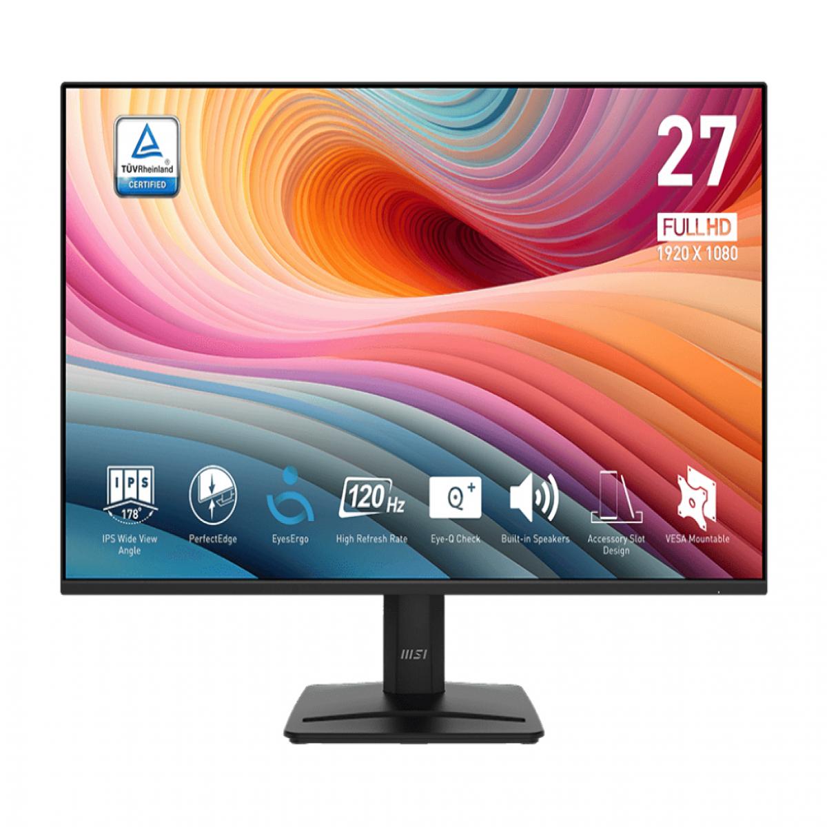 MSI Pro MP275 E2 computer monitor 68.6 cm (27") 1920 x 1080 pixels Full HD LED Black