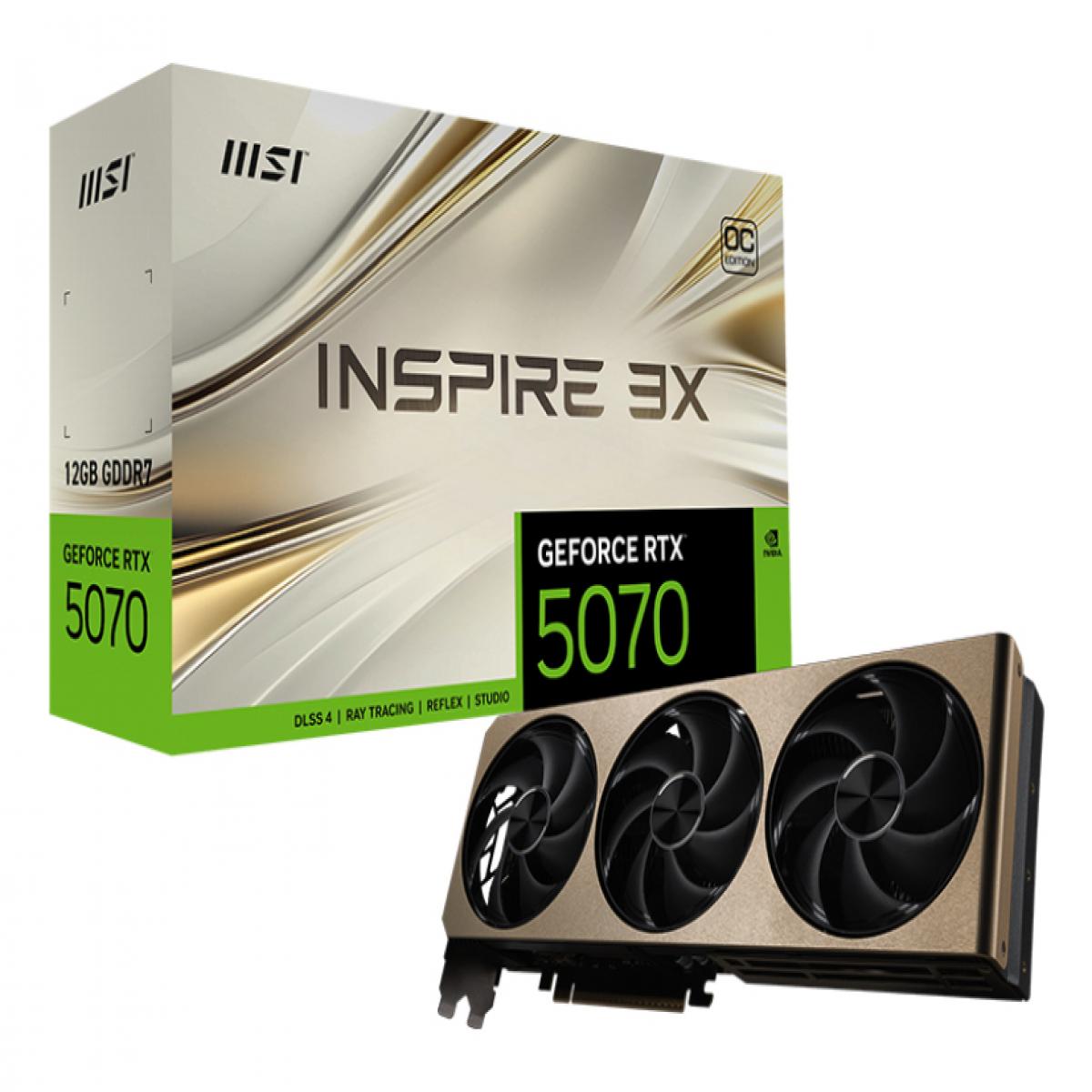 MSI RTX 5070 12GB INSPIRE 3X OC         