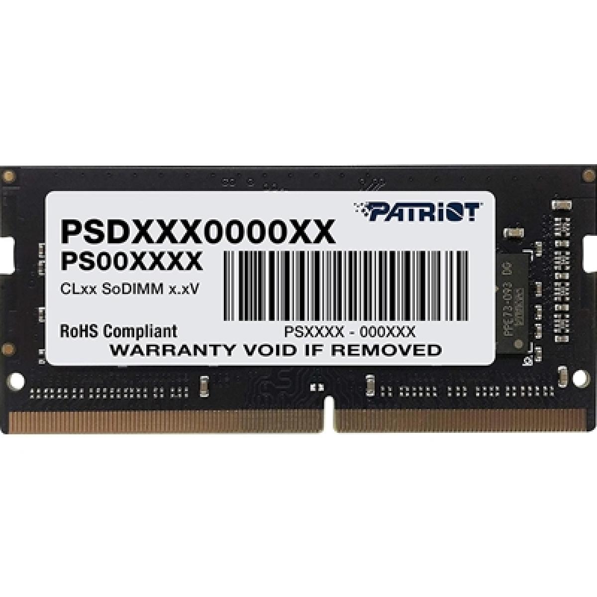 Patriot Signature Line 16GB No Heatsink (1x 16GB) DDR4 2666MHz SODIMM System Memory