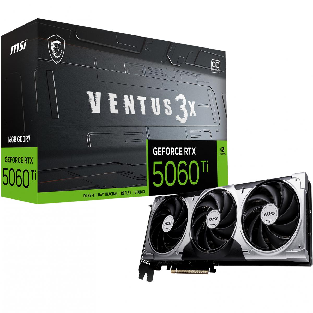 MSI RTX 5060 TI 16GB VENTUS 3X OC       