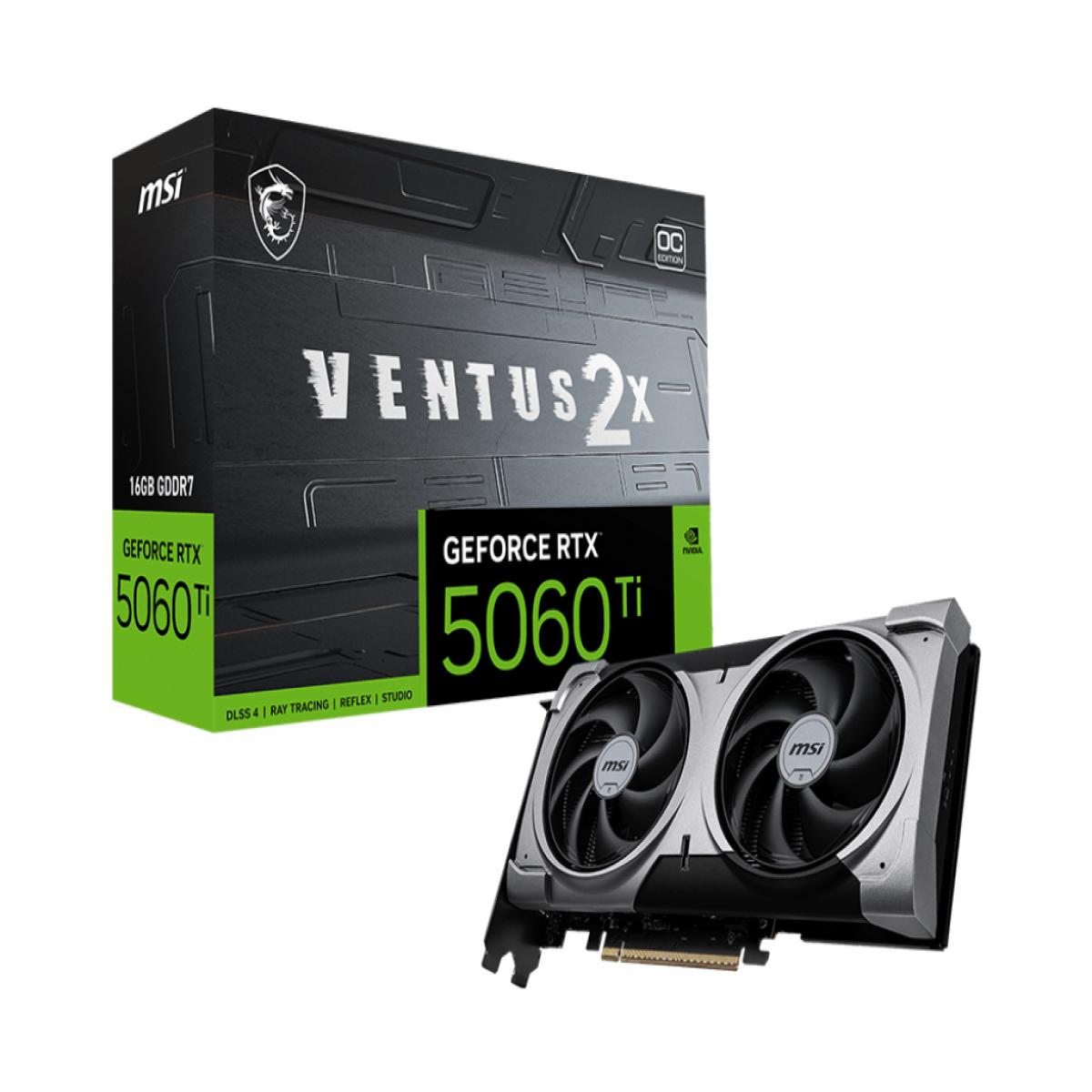 MSI RTX 5060 TI 16GB VENTUS 2X OC PLUS  