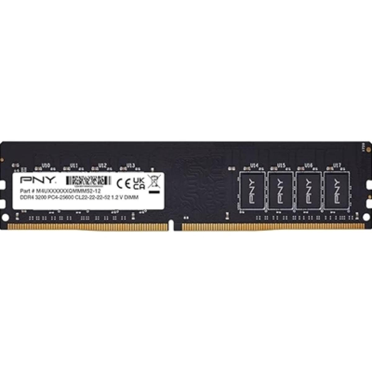 PNY Performance MD16GSD43200-SI 16GB (1x 16GB) DIMM System Memory, 3200MHz, DDR4, CL22 - Bulk