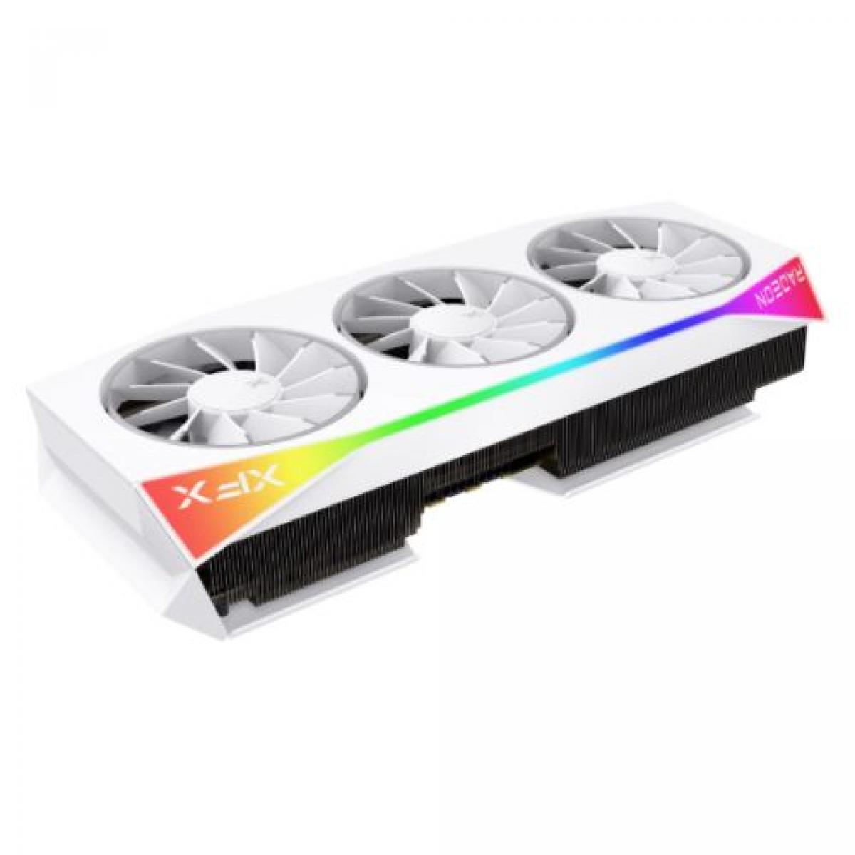 XFX Mercury RX9070 XT OC White Magnetic Air Edition with RGB, PCIe5, 16GB DDR6, HDMI, 3 DP, 3100MHz Clock, Overclocked