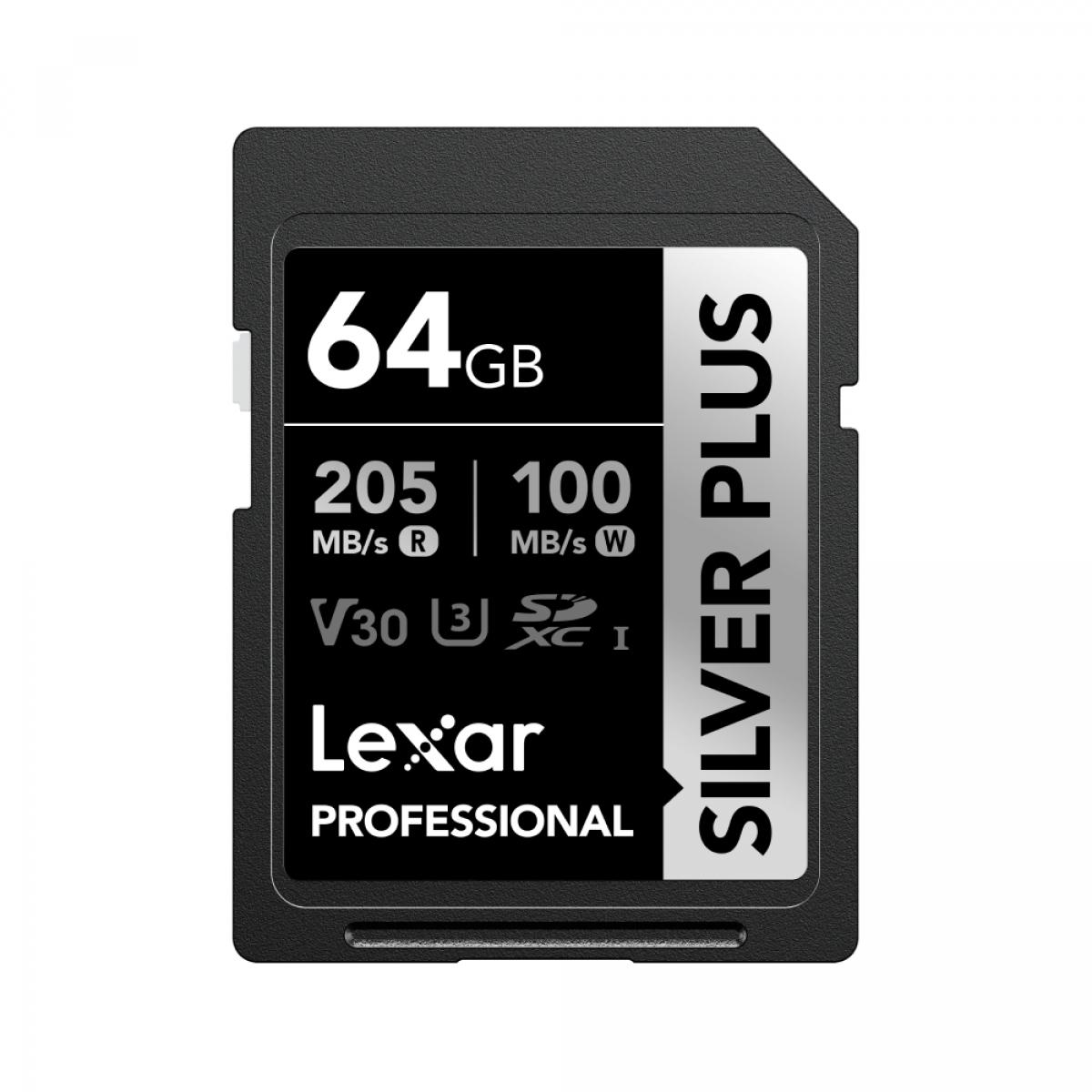 Lexar SILVER PLUS SD Card 64GB
