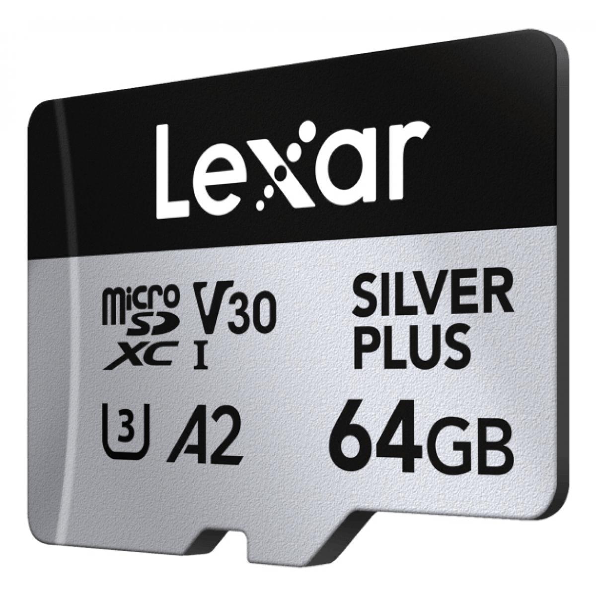 Lexar SILVER PLUS mciroSD Card 2x64GB