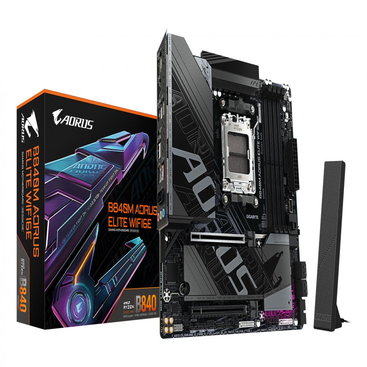 GIGABYTE AM5 B840M AORUS ELITE WIFI6E   