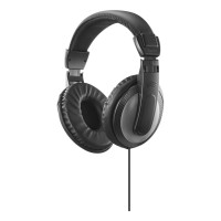 Hama Shell II Headphones Wired Head-band Music Black, Dark Grey