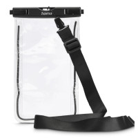 Hama Waterproof Mob. Ph. Case, up to 6.7”, IPX8, Underw. Case, f. Hanging, blk