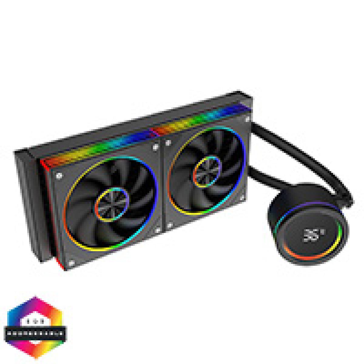 CiT Pro Saturn Watercooler 240mm Black With Display