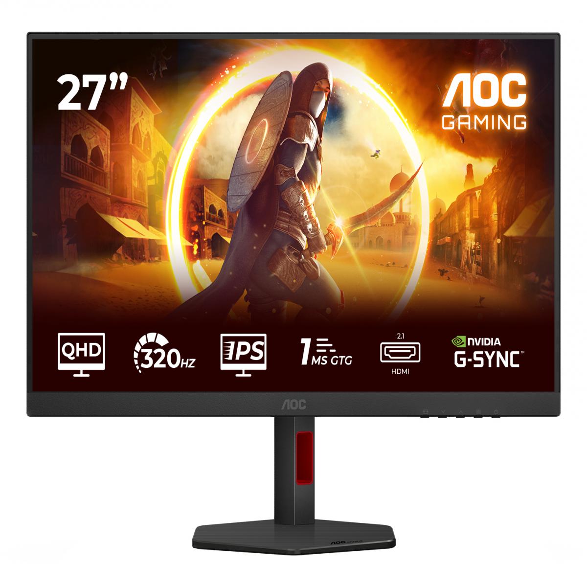 AOC G4 Q27G4SRU computer monitor 68.6 cm (27") 2560 x 1440 pixels Quad HD LED Black, Red