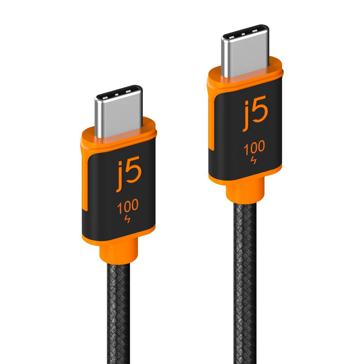 j5create JUCX25L30 USB-C® 100W Sync & Charge Cable (3 m / 9.8 ft.)