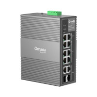 TP-Link Omada 10-Port Gigabit Industrial Easy Managed Switch with 6-Port PoE+ and 2-Port PoE++