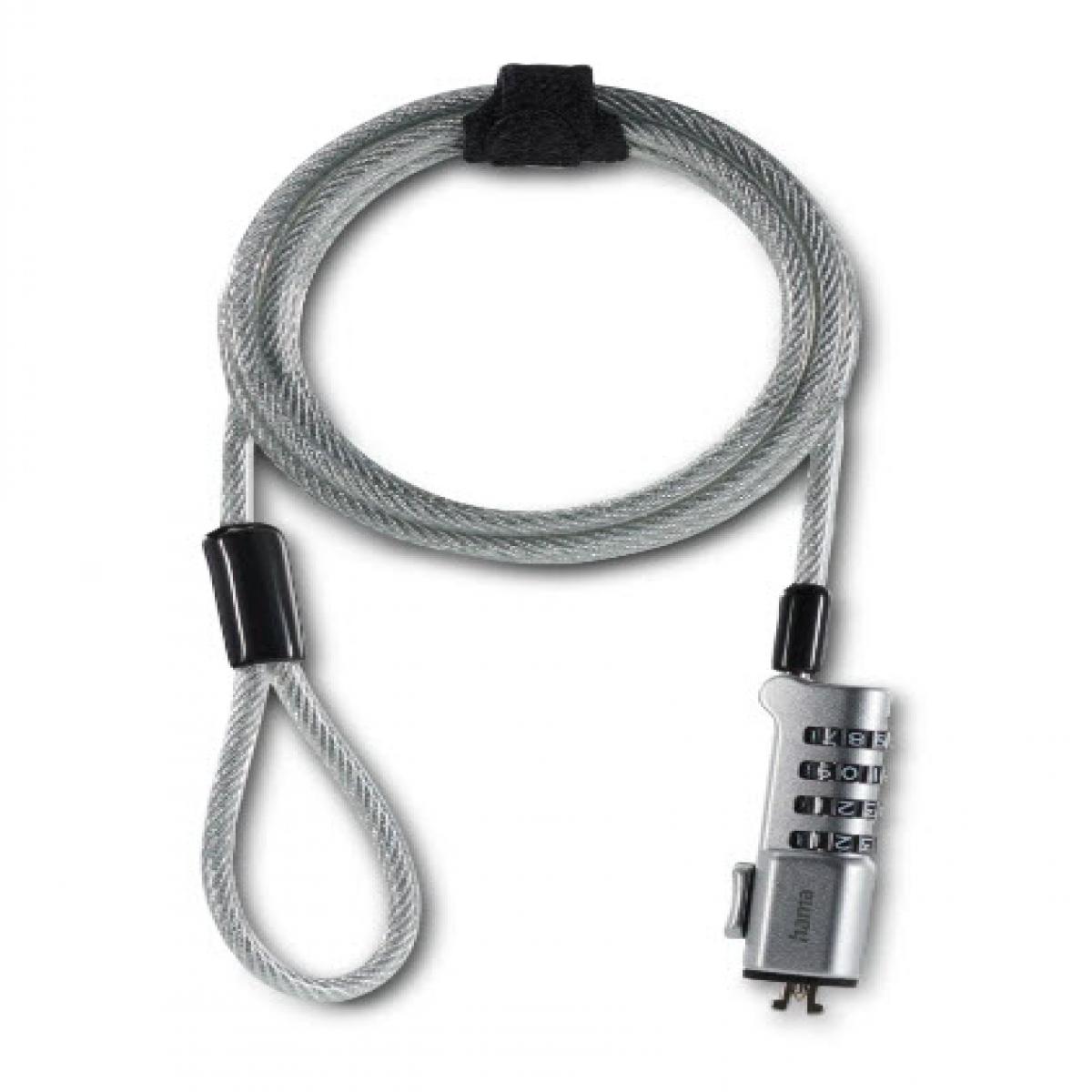 Hama Nano cable lock Stainless steel 1.8 m