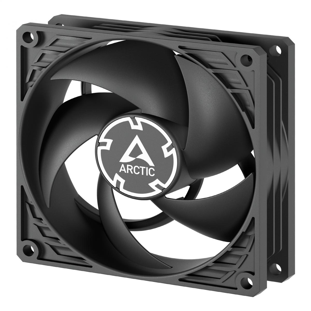 ARCTIC P9 PWM PST CO (Black) - 92 mm PWM Fan with Cable Splitter for Continuous Operation