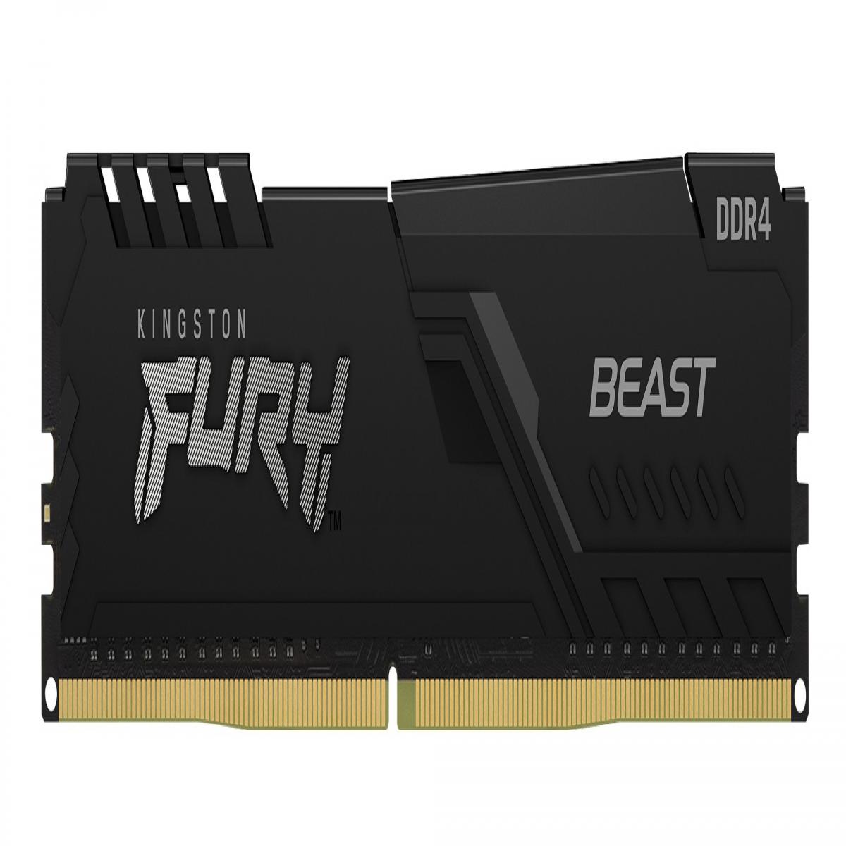 Kingston Technology FURY Beast 32GB 3600MT/s DDR4 CL18 DIMM Black