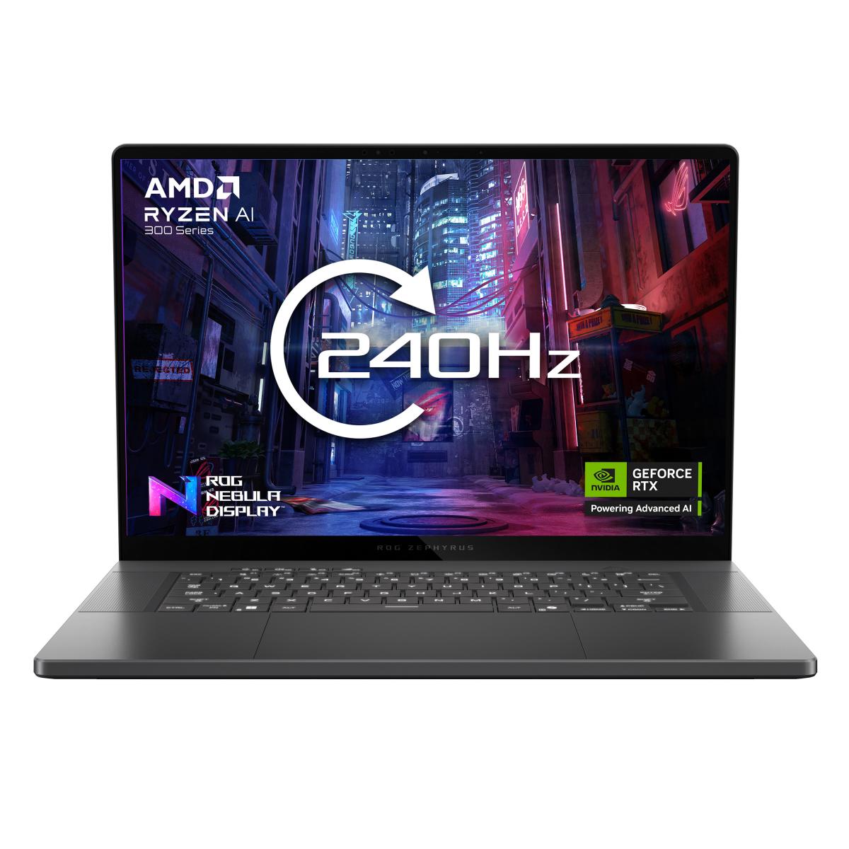 ASUS ROG Zephyrus G16 GA605KH-QR017W Copilot+ PC AMD Ryzen AI 7 350 Laptop 40.6 cm (16") 2.5K 32 GB LPDDR5x-SDRAM 1 TB SSD NVIDIA GeForce RTX 5050 Wi-Fi 7 (802.11be) Windows 11 Home Grey