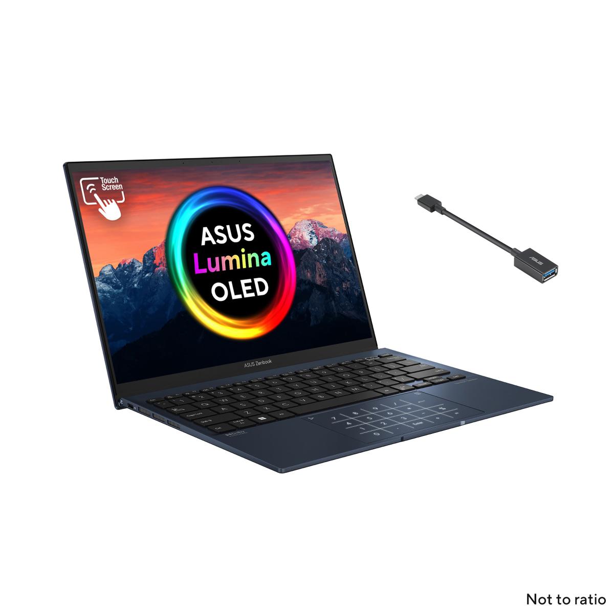 ASUS Zenbook S13 OLED UM5302TA-LX200W AMD Ryzen™ 7 6800U​ Laptop 33.8 cm (13.3") Touchscreen WQXGA+ 16 GB LPDDR5-SDRAM 512 GB SSD Wi-Fi 6E (802.11ax) Windows 11 Home Blue