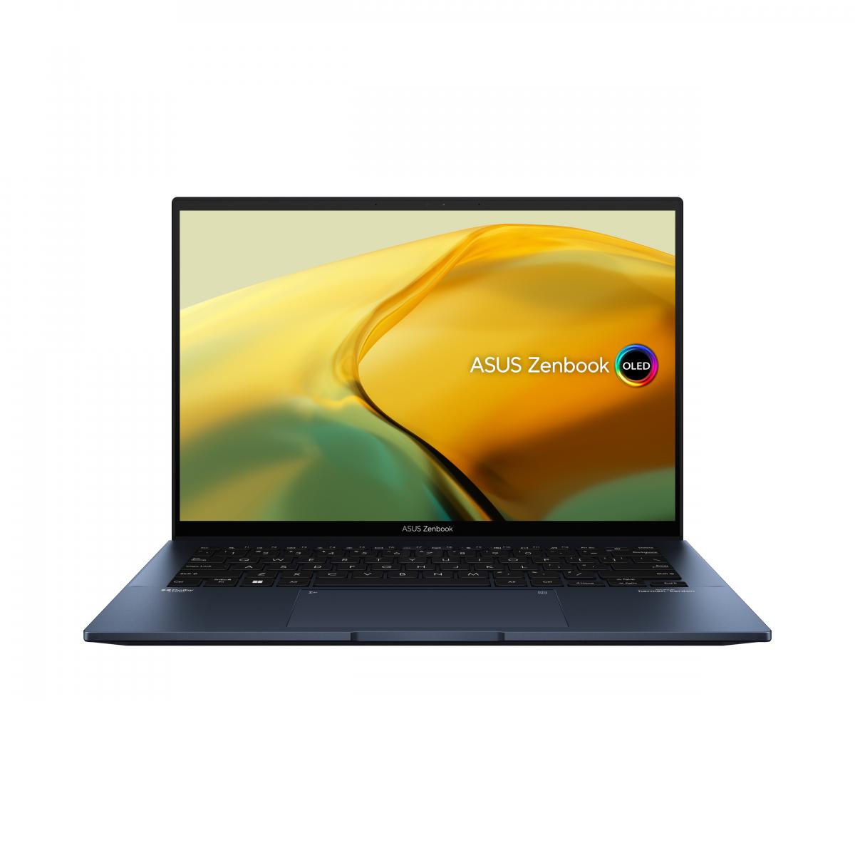 ASUS Zenbook 14 OLED UX3402ZA-KM192W Intel® Core™ i5 i5-1240P Laptop 35.6 cm (14") 2.8K 8 GB LPDDR5-SDRAM 512 GB SSD Wi-Fi 6E (802.11ax) Windows 11 Home Blue