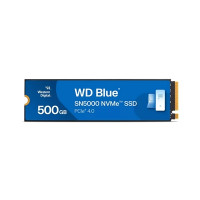 WD Blue SN5000 (WDS500G4B0E-00CNZ0) 500GB NVMe SSD, M.2 Interface, PCIe Gen4, 2280, Read 5000MB/s, Write 4000MB/s, 5 Year Warranty