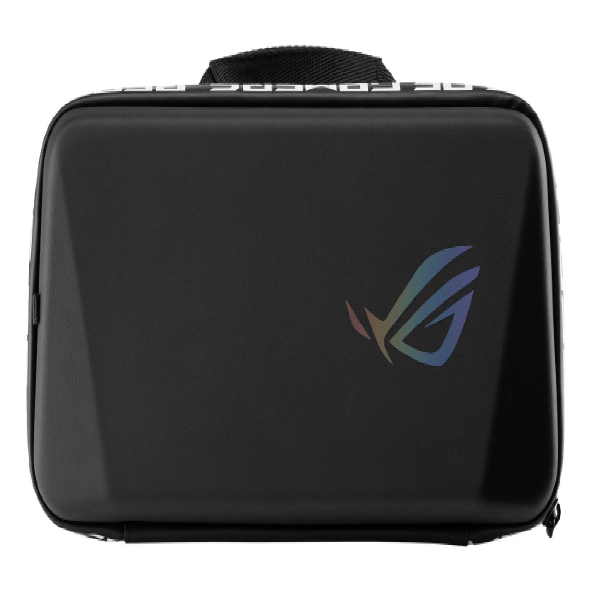 ASUS ROG Ally Premium Hard Case Hardshell case Plush, Polyester, Polyurethane (PU) Black