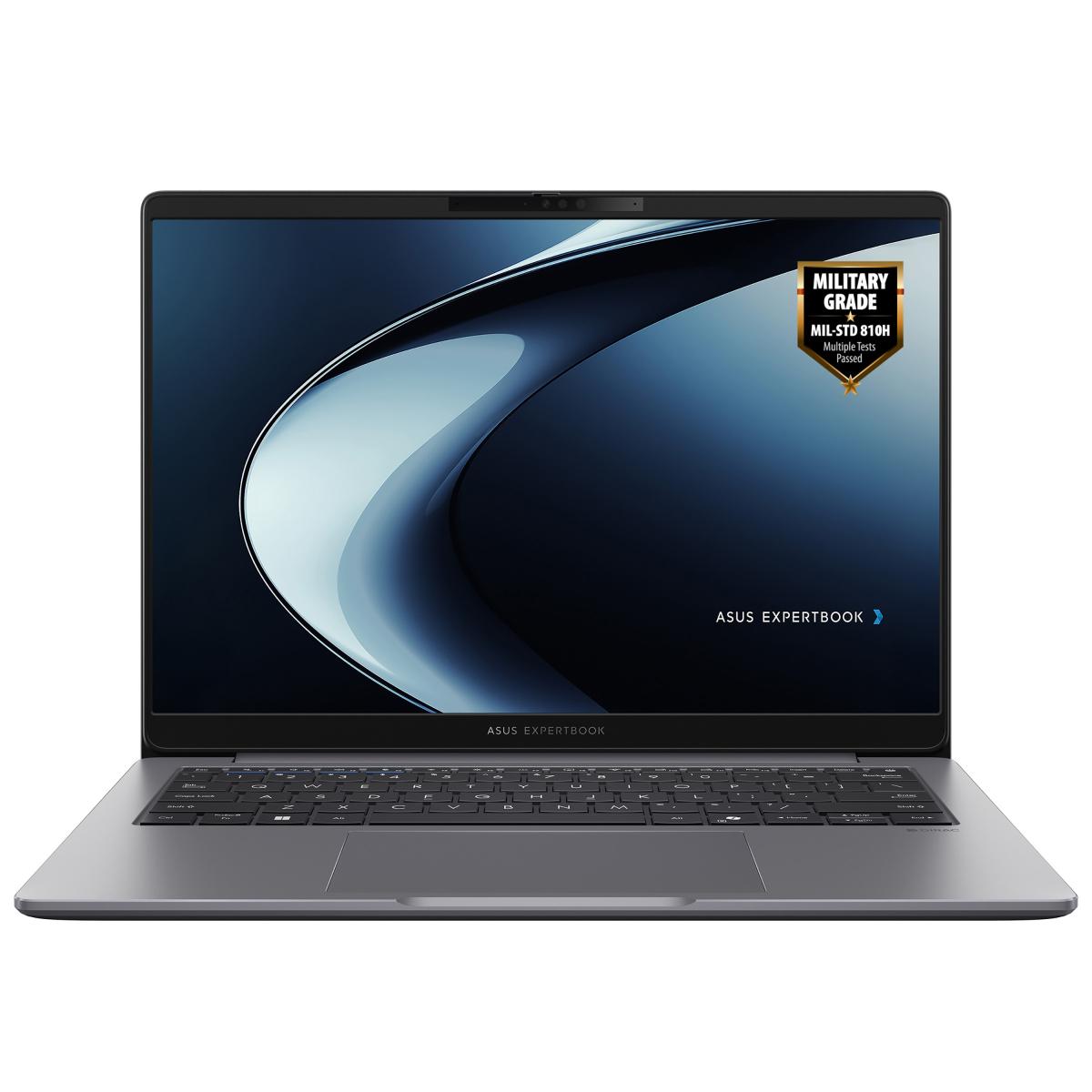ASUS ExpertBook P3 PM3406CK-R715X AMD Ryzen AI 7 350 Laptop 35.6 cm (14") WUXGA 16 GB DDR5-SDRAM 512 GB SSD Wi-Fi 7 (802.11be) Windows 11 Pro Grey