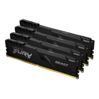 Kingston Technology FURY Beast 64GB 3200MT/s DDR4 CL16 DIMM (Kit of 4) Black